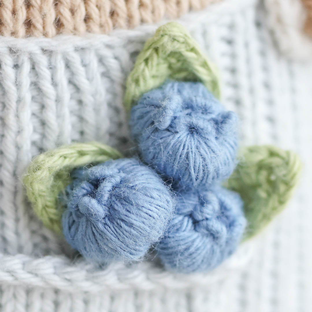 Hand-Knit Stuffed Asher the Cow