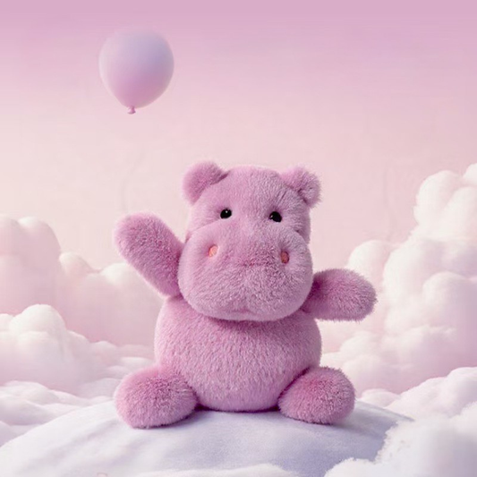 Weighted Stuffed Nori the Hippo Plush