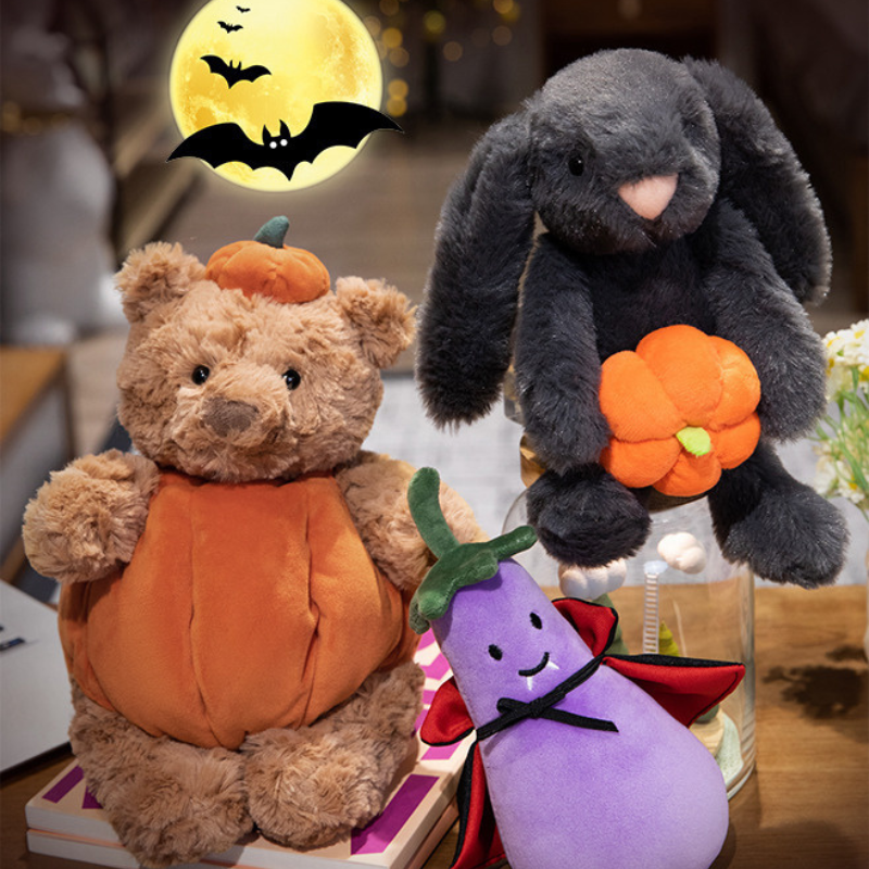 Weighted Stuffed Cloak Eggplant Plush