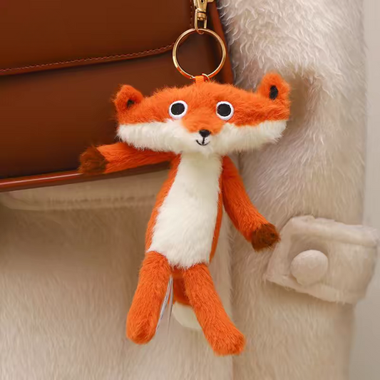 Weighted Stuffed Deva the Fox Charm
