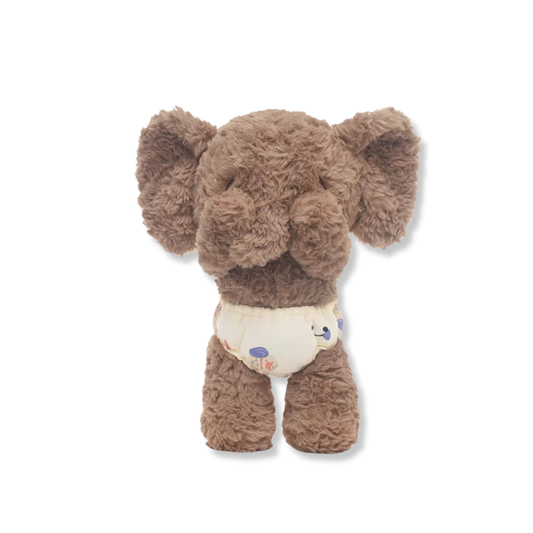 Weighted Stuffed Shy Elephant