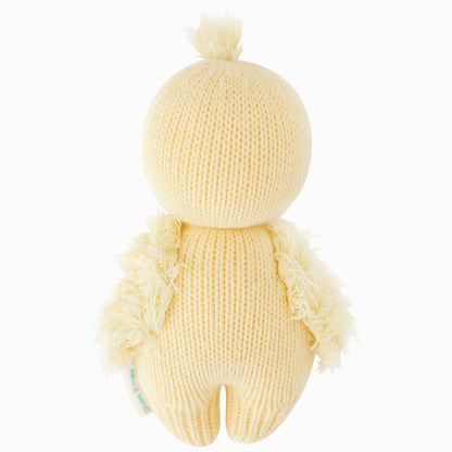Hand-Knit Stuffed Baby Duck