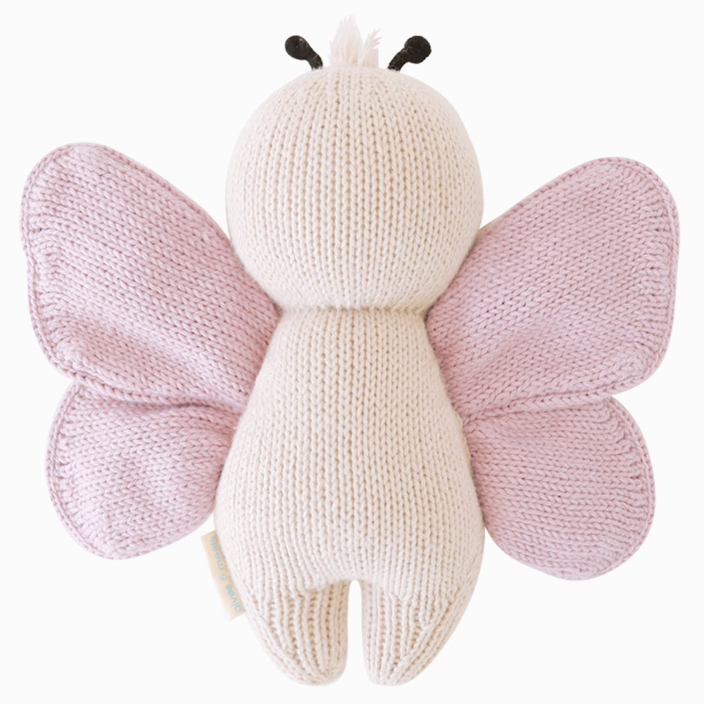 Hand-Knit Stuffed  Baby Butterfly