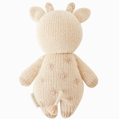 Hand-Knit Stuffed Baby Giraffe