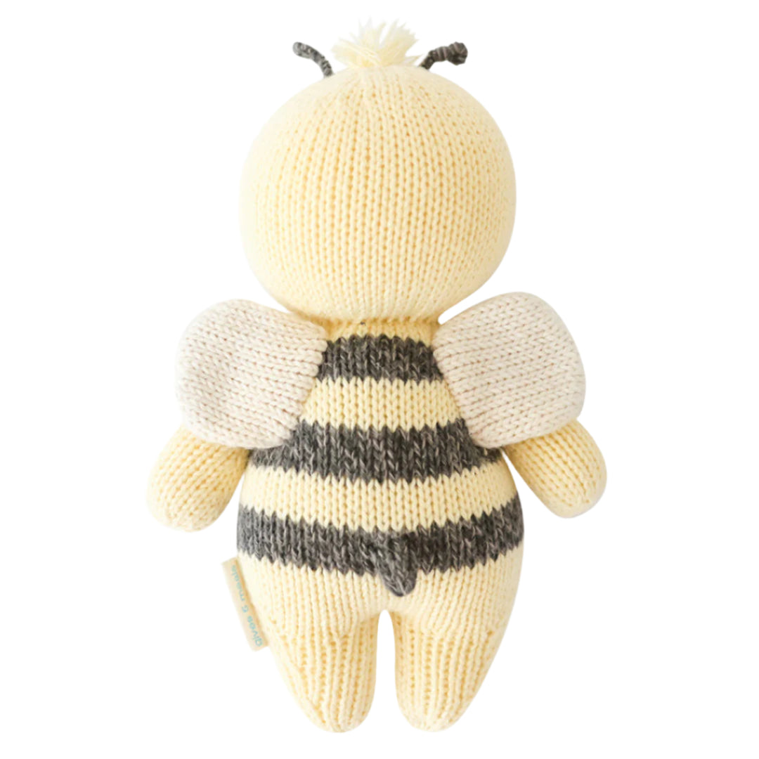 Hand-Knit Stuffed Baby Bee