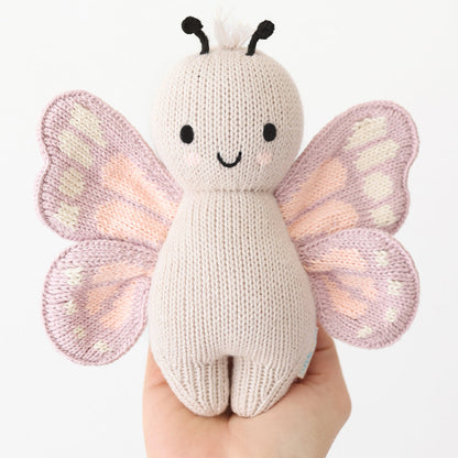 Hand-Knit Stuffed  Baby Butterfly