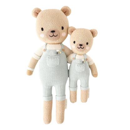 Hand-Knit Stuffed Charlie the Bear