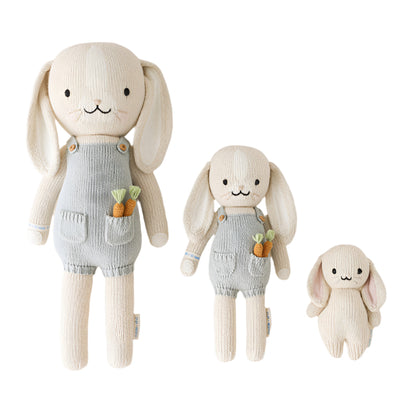 Hand-Knit Stuffed Baby Bunny