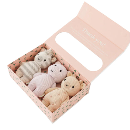 Hand-Knit Stuffed Baby Giraffe