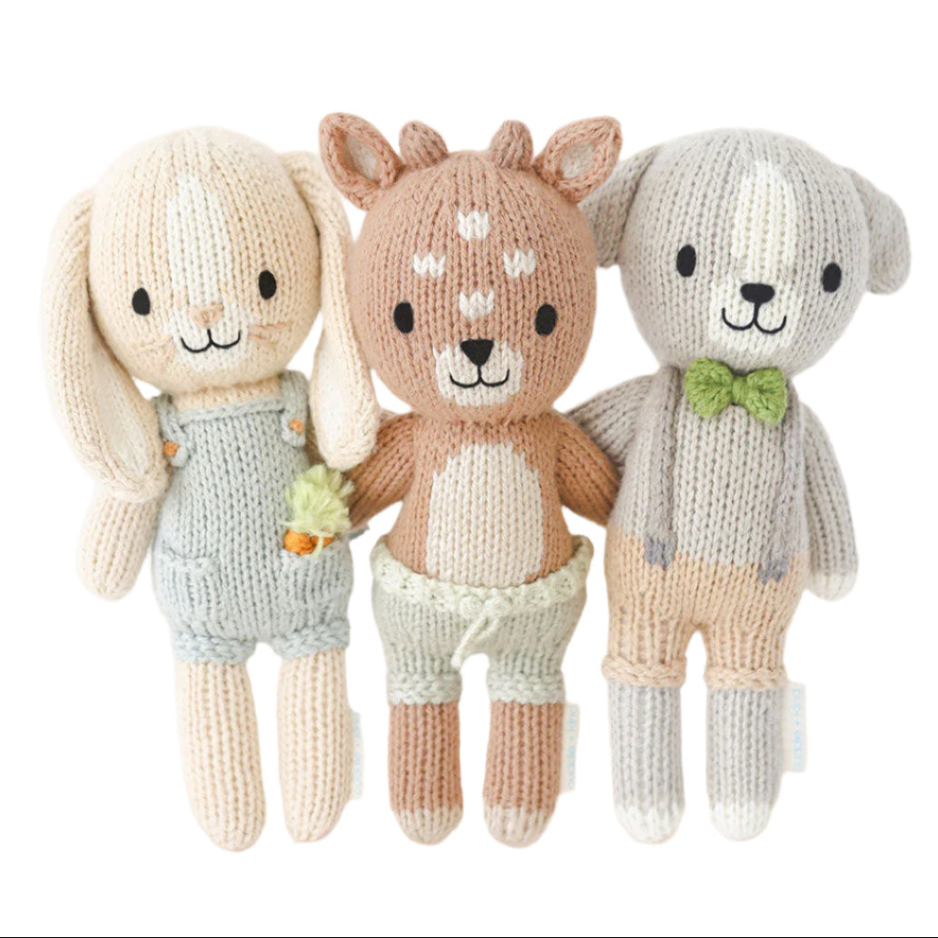 Hand-Knit Stuffed Tiny Henry