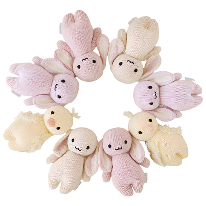 Hand-Knit Stuffed Baby Duck