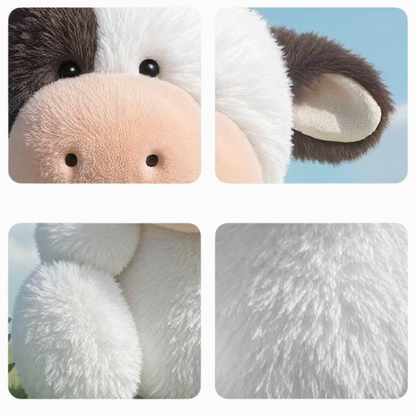 Weighted Stuffed Luna the Cow Plush