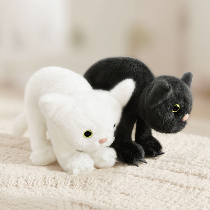 Weighted Stuffed Scared Cat Plush