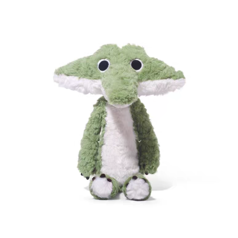 Weighted Stuffed Smiley Crocodile