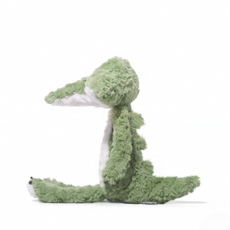 Weighted Stuffed Smiley Crocodile