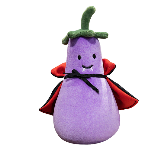 Weighted Stuffed Cloak Eggplant Plush