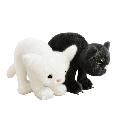 Weighted Stuffed Scared Cat Plush