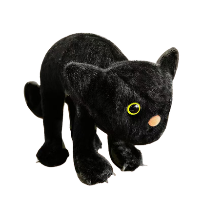 Weighted Stuffed Scared Cat Plush