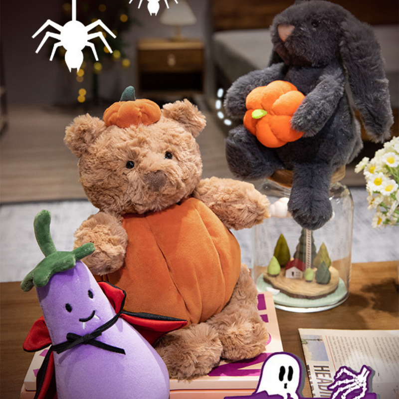 Weighted Stuffed Cloak Eggplant Plush