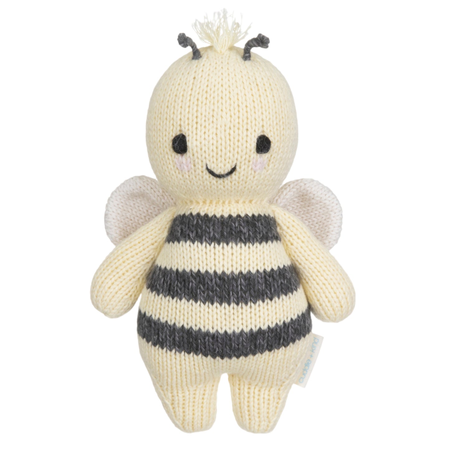 Hand-Knit Stuffed Baby Bee