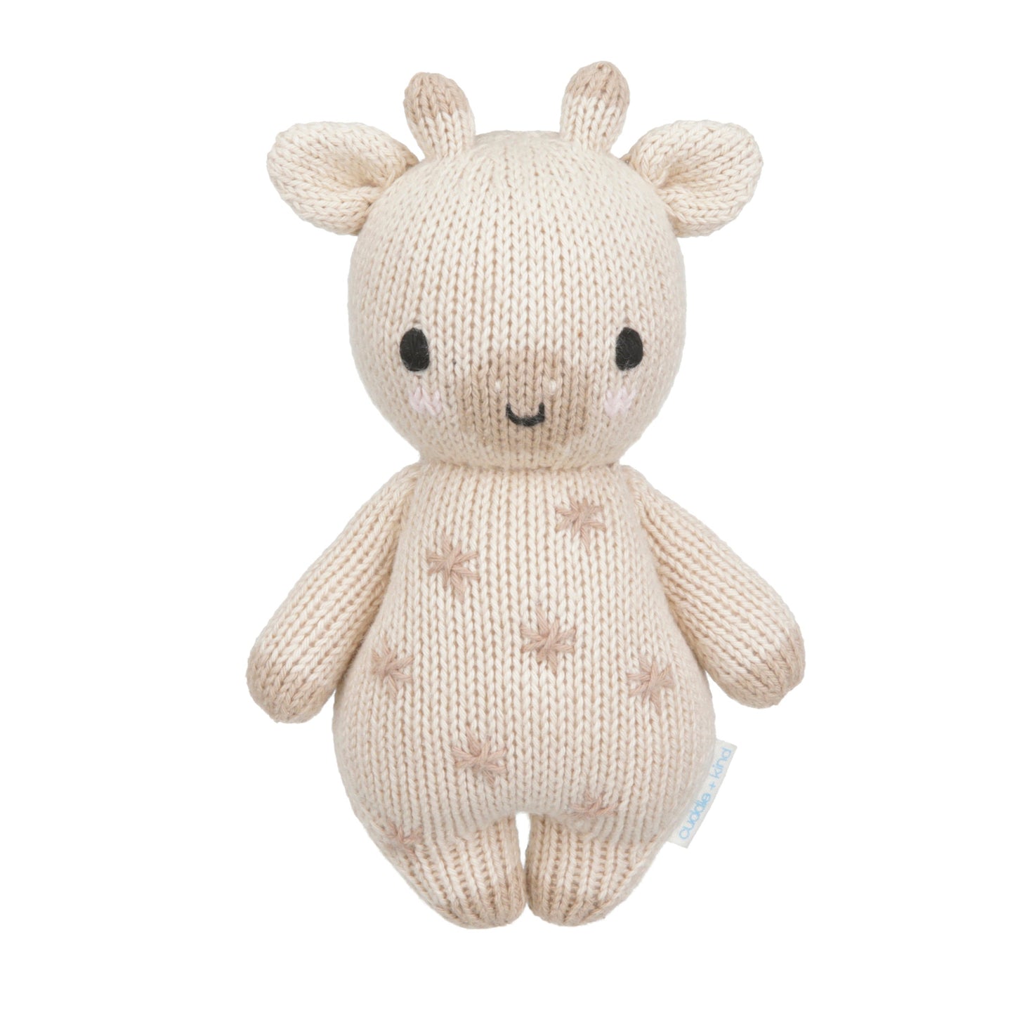 Hand-Knit Stuffed Baby Giraffe