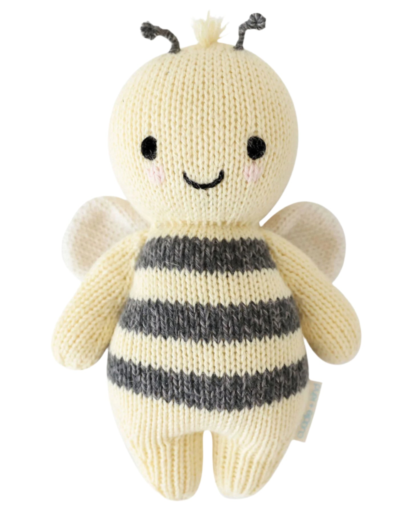 Hand-Knit Stuffed Baby Bee