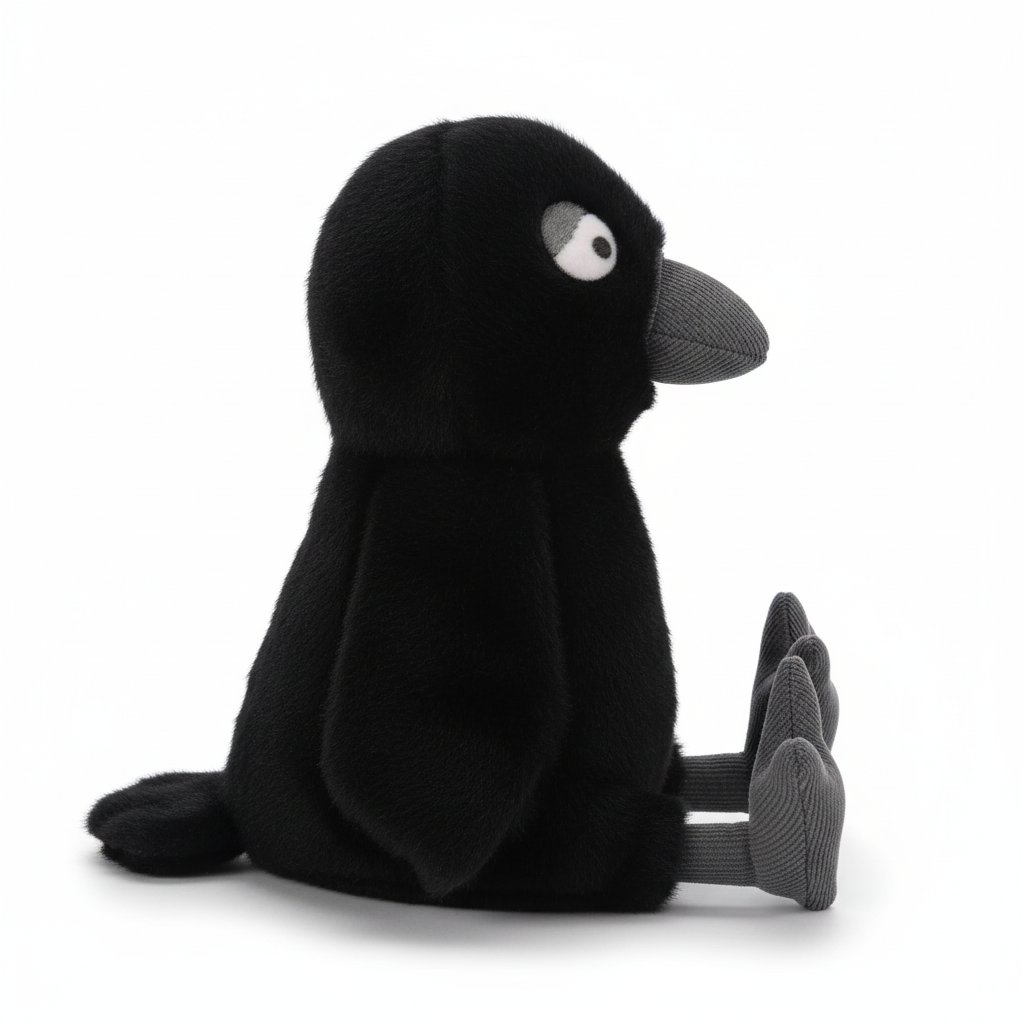 Weighted Stuffed Magic Crow Plush