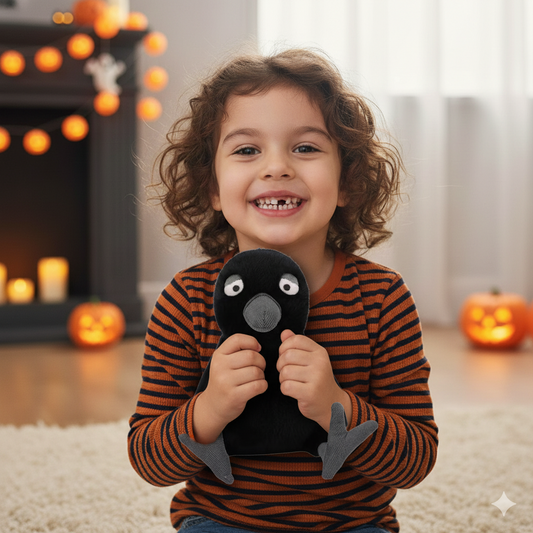 Weighted Stuffed Magic Crow Plush