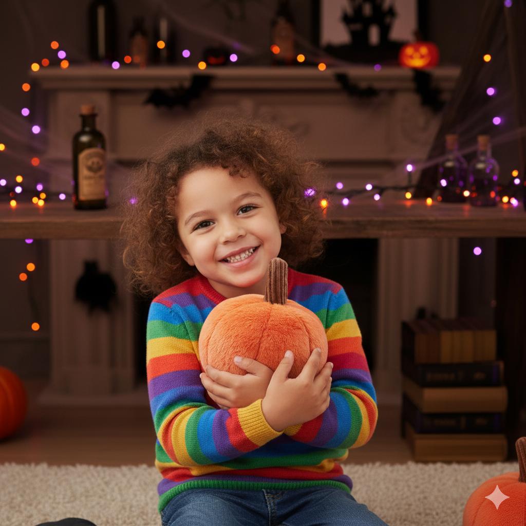 Weighted Stuffed Pumpkin Plush