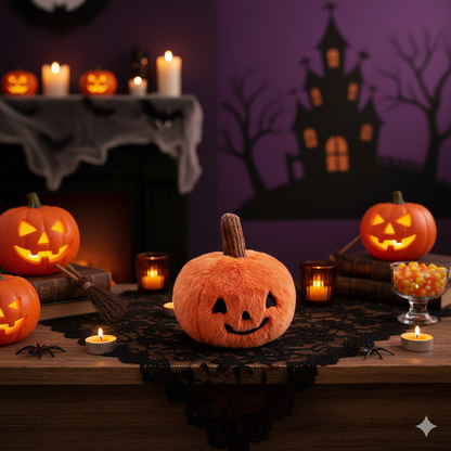 Weighted Stuffed Pumpkin Plush