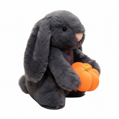 Weighted Stuffed Pumpkin Bunny Plush
