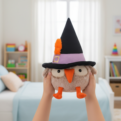 Weighted Stuffed Wizard Owl Plush