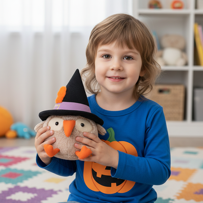 Weighted Stuffed Wizard Owl Plush