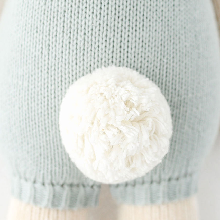 Hand-Knit Stuffed Henry the Bunny