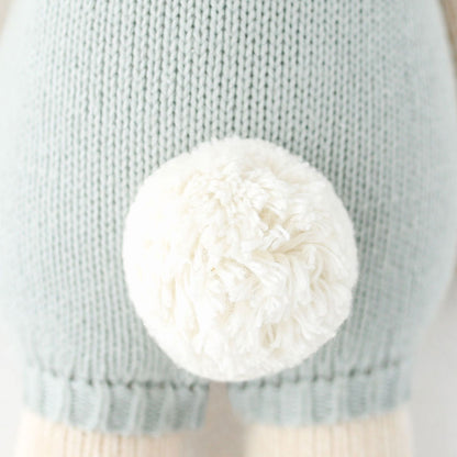 Hand-Knit Stuffed Henry the Bunny