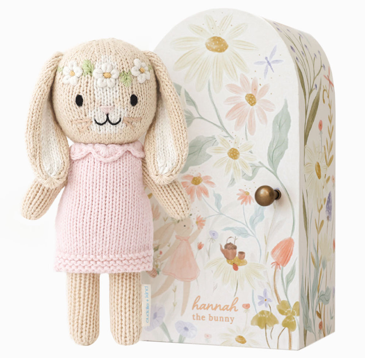 Hand-Knit Stuffed Tiny Hannah