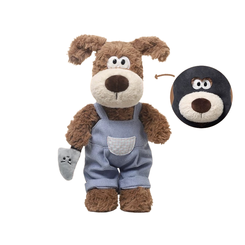 Weighted Stuffed Bandit Puppy