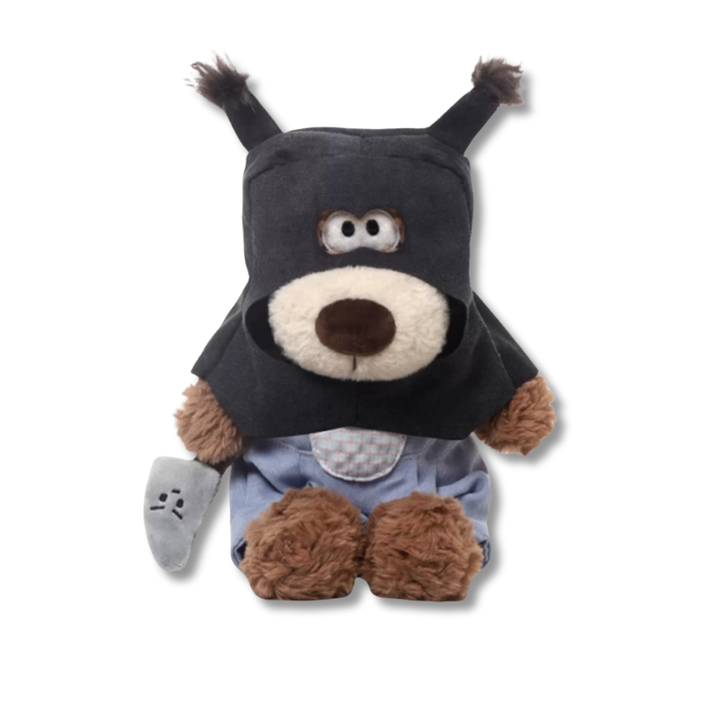 Weighted Stuffed Bandit Puppy