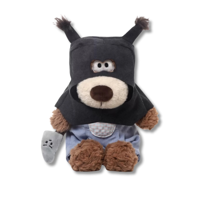 Weighted Stuffed Bandit Puppy