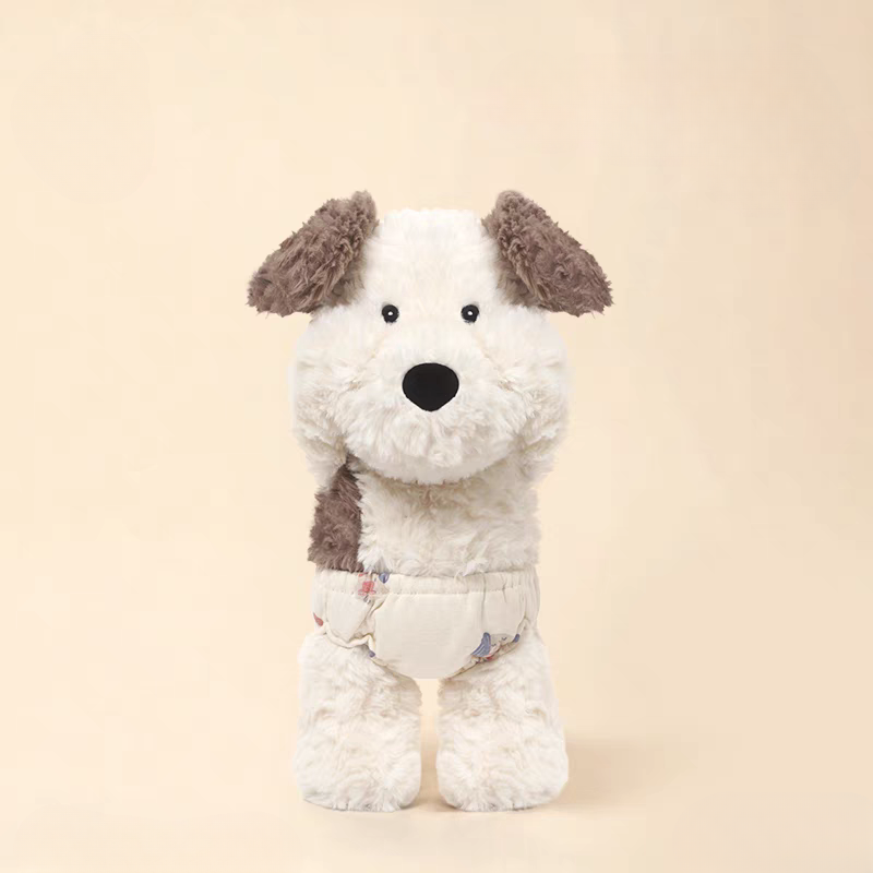 Weighted Stuffed Shy Puppy