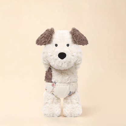 Weighted Stuffed Shy Puppy