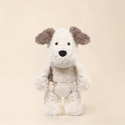 Weighted Stuffed Shy Puppy