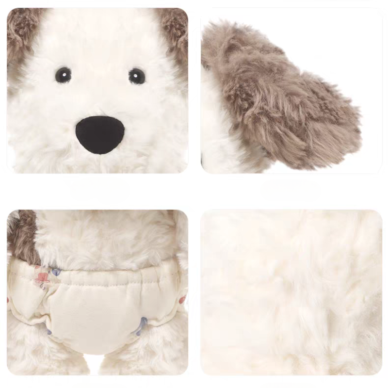 Weighted Stuffed Shy Puppy