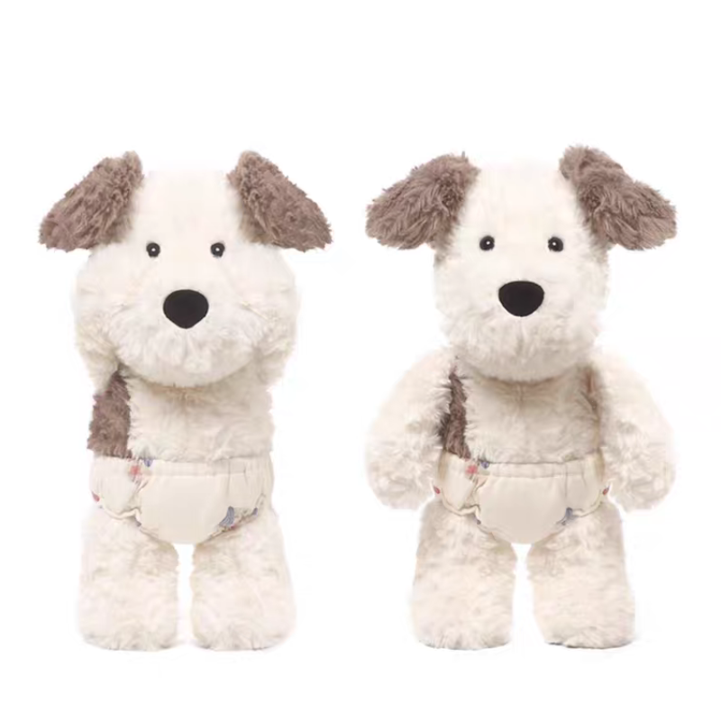 Weighted Stuffed Shy Puppy