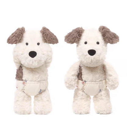 Weighted Stuffed Shy Puppy